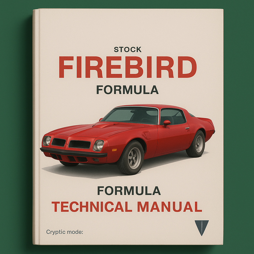 1974 1975 1976 1977 1978 Pontiac Firebird Fórmula Esprit Trans Am Manual de montaje de fábrica