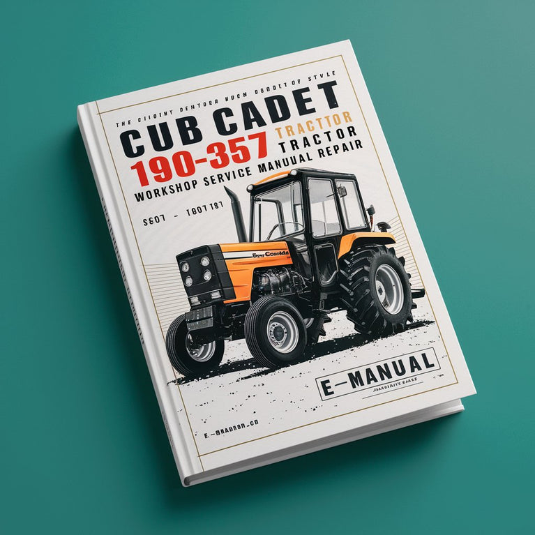 Cub Cadet 190-357 Tractor Workshop Service Manual Repair