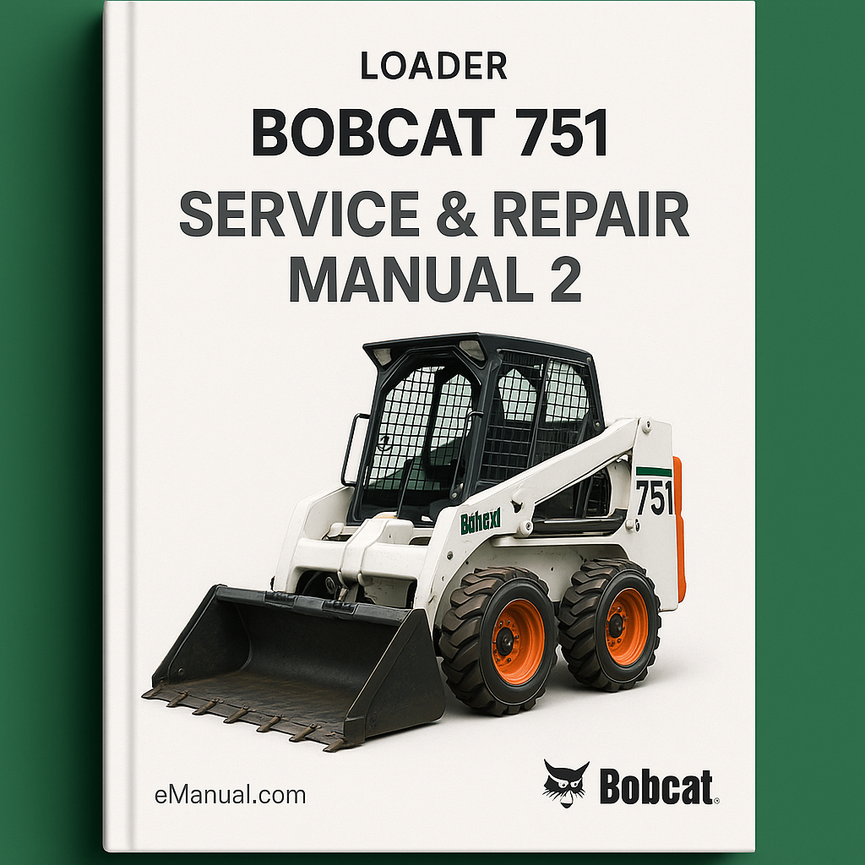Bobcat 751 Lader Service-Reparatur-Handbuch Download 2 PDF