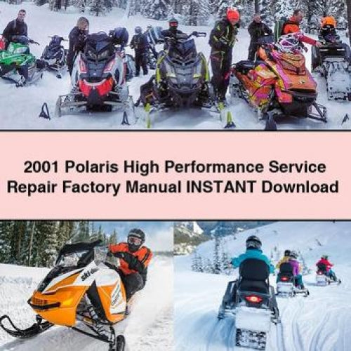 2001 Polaris High Performance Service Repair Factory Manual PDF