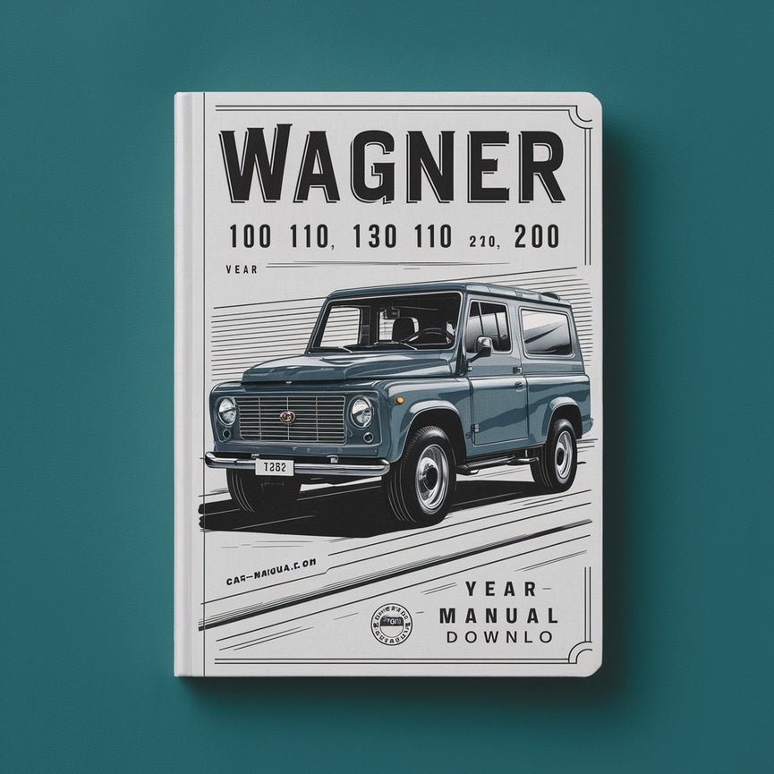 Wagner 100 110 130 150 200 Owners & Parts List Manual downlo
