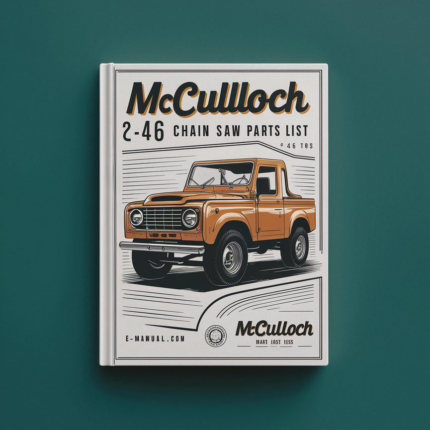 McCulloch 1-46 Chain Saw Parts List (2 Manuals - 40 pages)