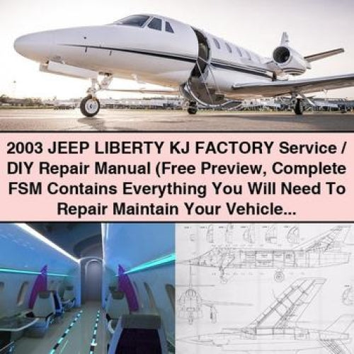 2003 Jeep LIBERTY KJ Factory Service / DIY Repair Manual (Free Preview Complete FSM Contains Everything You Will Need To Repair Maintain Your Vehicle)