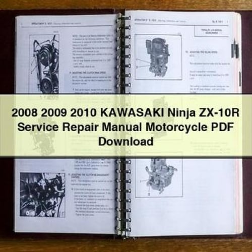 2008 2009 2010 KAWASAKI Ninja ZX-10R Service Repair Manual Motorcycle