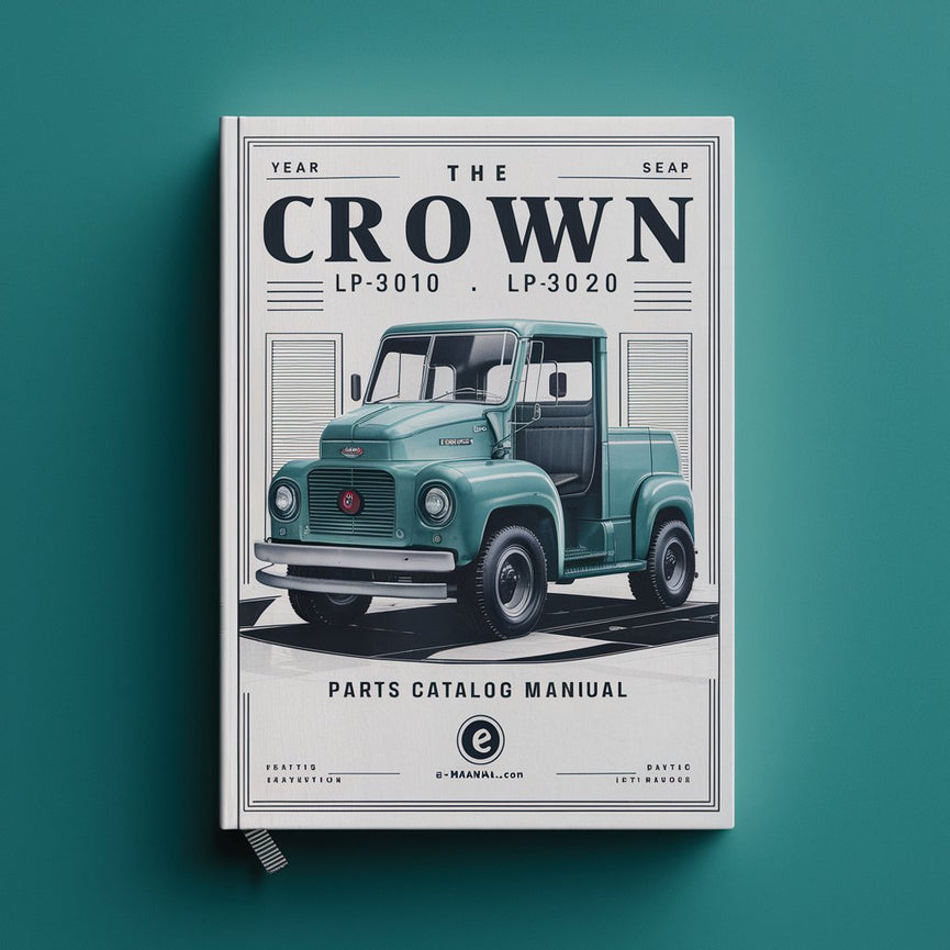 Crown LP3010 LP3020 Lift Truck Parts Catalog Manual PDF