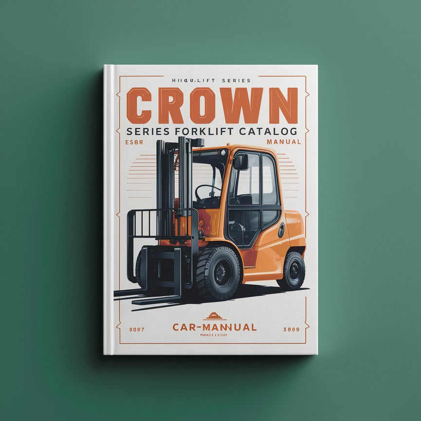 Crown SX3000 Series Forklift Parts Catalog Manual PDF