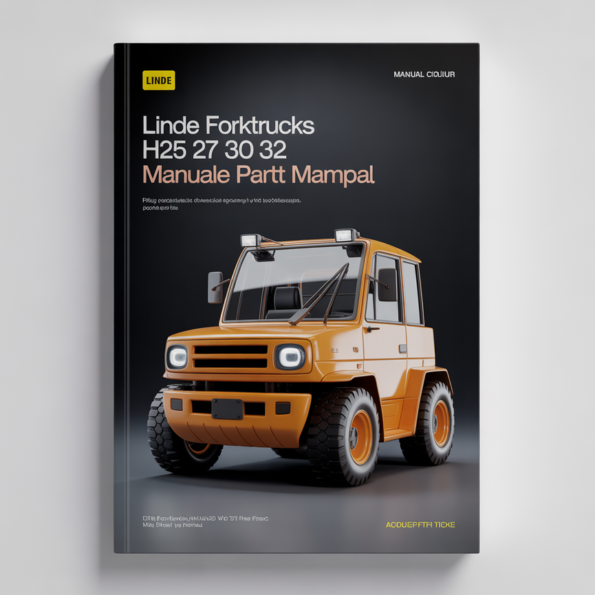 LINDE FORKTruckS H25 27 30 32 MASTER Parts Manual