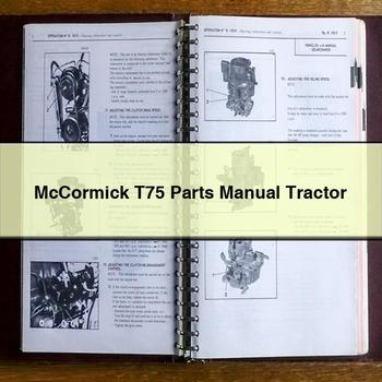 McCormick T75 Parts Manual Tractor