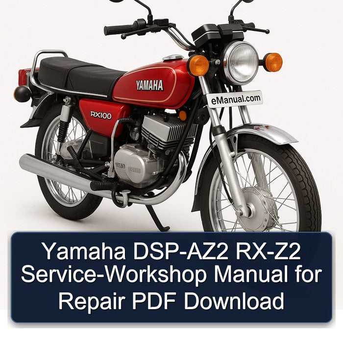 Yamaha RX Models DSP-AZ2 RX-Z2 Service Repair Workshop Manual PDF