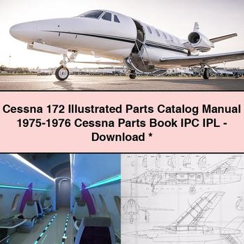Cessna 172 Illustrated Parts Catalog Manual 1975-1976 Cessna Parts Manual IPC IPL