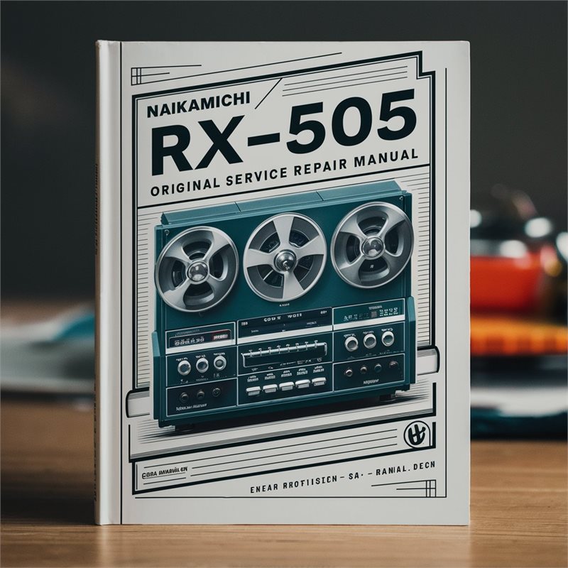 Nakamichi RX-505 Original Service Repair Workshop Manual