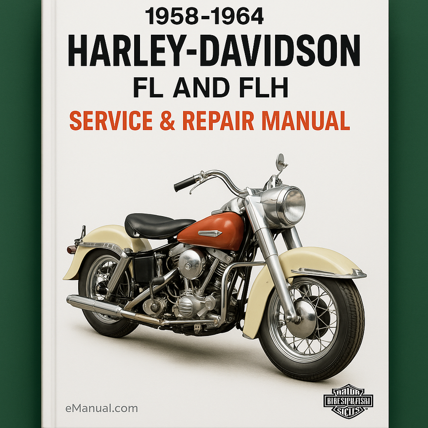 1958-1964 Harley Davidson FL And FLH Service Repair Manual