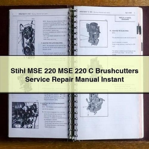 Stihl MSE 220 MSE 220 C Brushcutters Service Repair Manual PDF