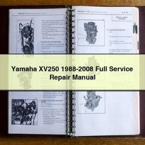 Yamaha XV250 1988-2008 Full Service Repair Manual