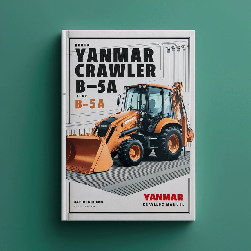 Yanmar Crawler Backhoe B7-5A Parts Catalog Manual