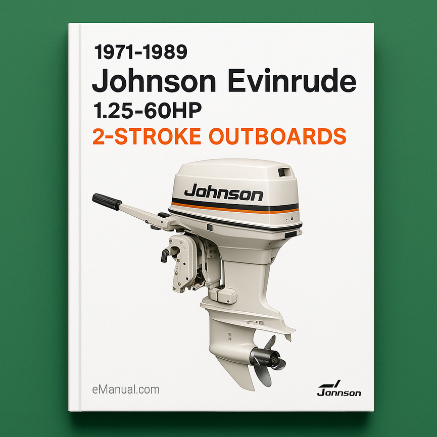 1971-1989 Johnson Evinrude 1.25-60HP 2-STROKE OUTBOARDS