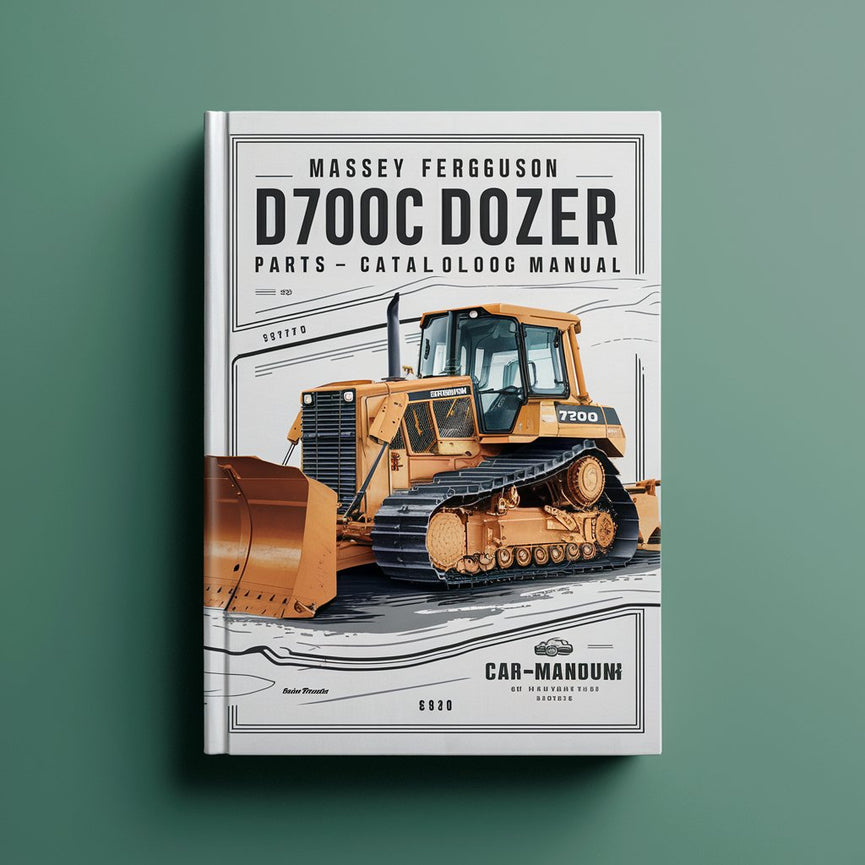 Massey Ferguson D700C Crawler Loader - Dozer Parts Catalog Manual
