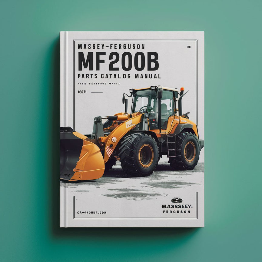 Massey Ferguson MF200B Loader - Dozer Parts Catalog Manual