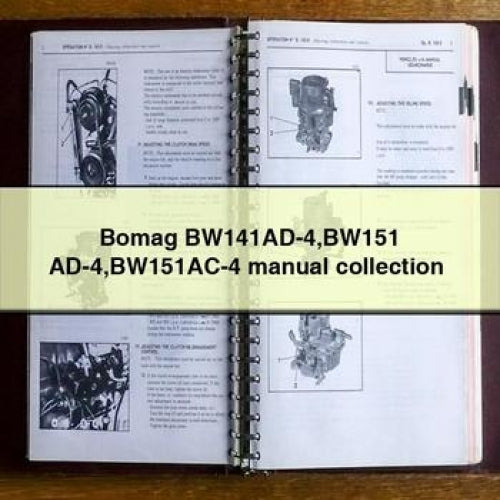 Bomag BW141AD-4 BW151 AD-4 BW151AC-4 Manual collection