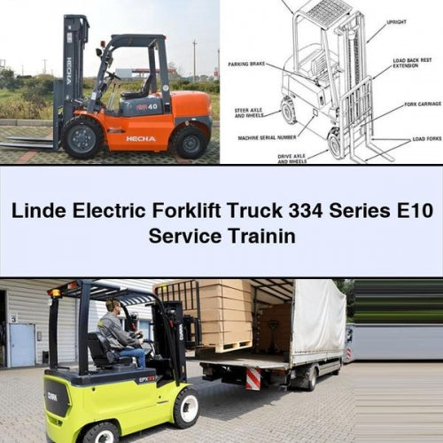 Linde Electric Forklift 334 Series E10 Service Trainin