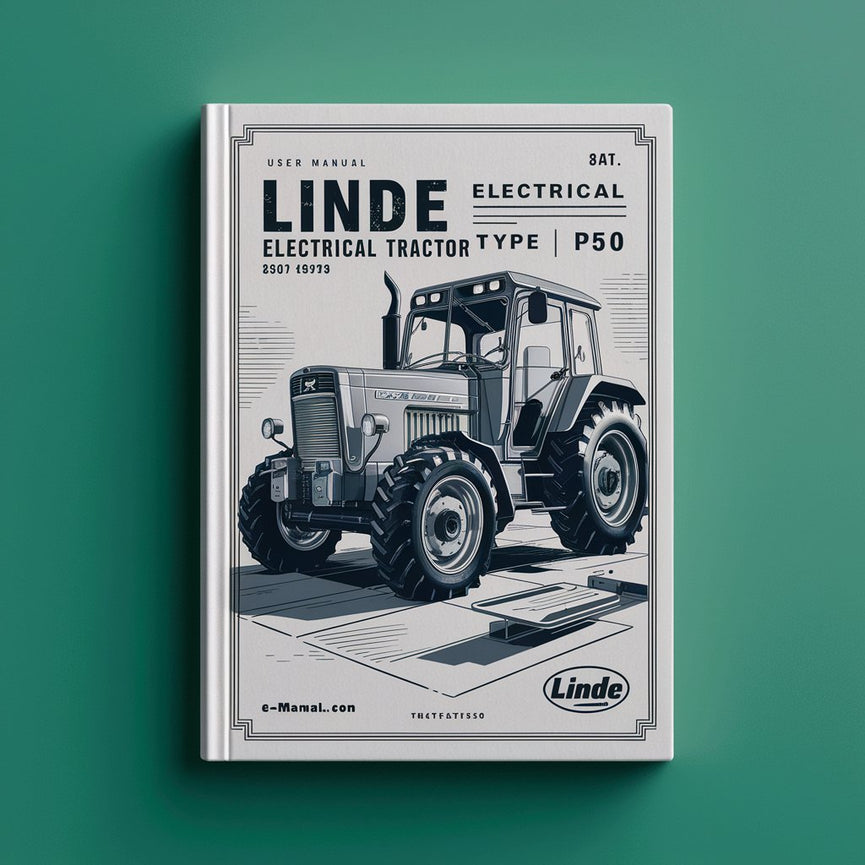 Linde Electrical Tractor Type 141: P50 Operating Instructions (User Manual)