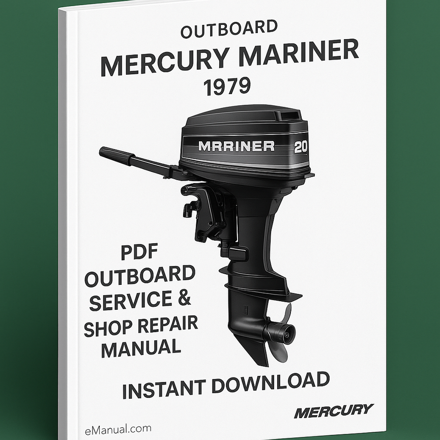 Mercury Mariner 1979 20HP PDF Outboard Service & Shop Repair Manual