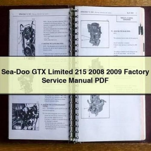 Sea-Doo GTX Limited 215 2008 2009 Factory Service Manual
