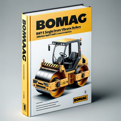 BOMAG BW71 E Single Drum Vibratory Rollers Service Parts Catalogue Manual SN:101620201001-101620201120 PDF