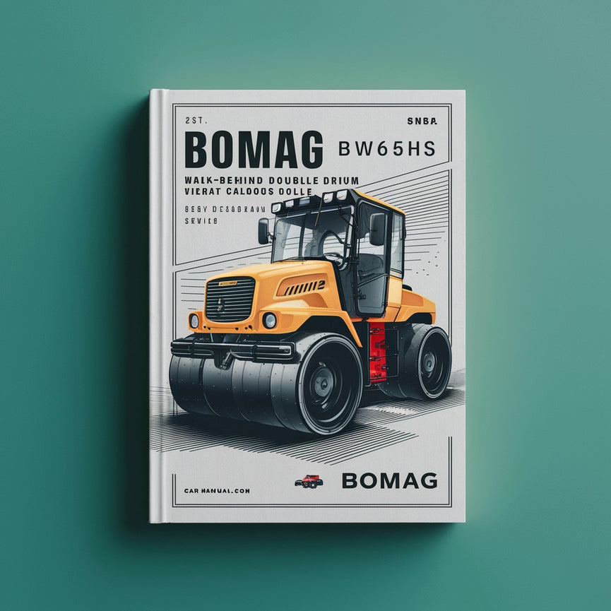 Bomag BW65HS Walk-behind double drum vibrat roller Service Parts Catalogue Manual SN101100300181-101100300820 PDF