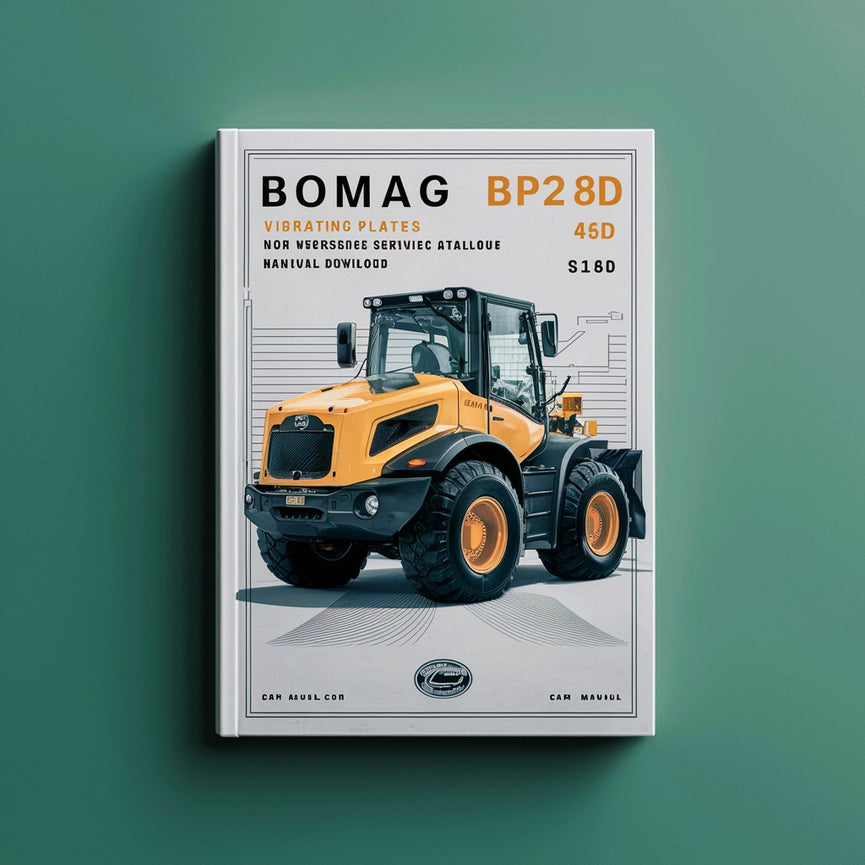 Bomag BP23/48D Vibrating plates non reversible Service Parts Catalogue Manual SN101670000111-101670002000 PDF