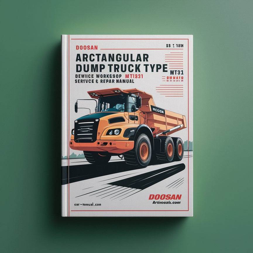 Doosan Articulated Dump Truck Type Moxy MT26 MT31 Workshop Service Manual