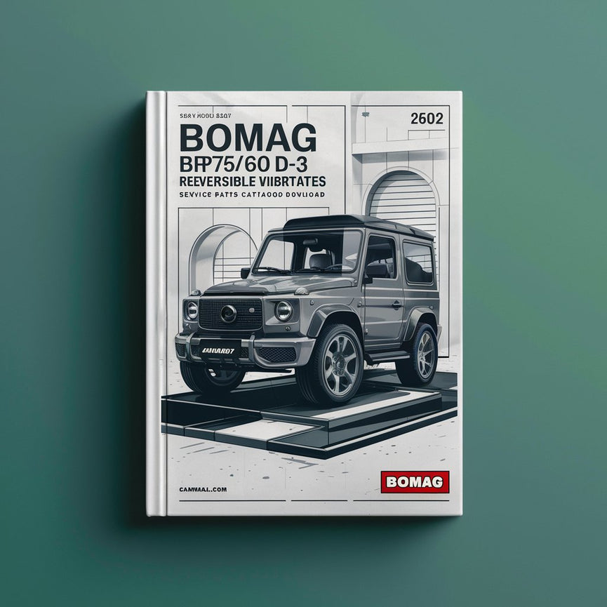 Bomag BPR75/60 D-3 Reversible VIBRATORY PLATES Service Parts Catalogue Manual SN101690641084-101690641161 PDF