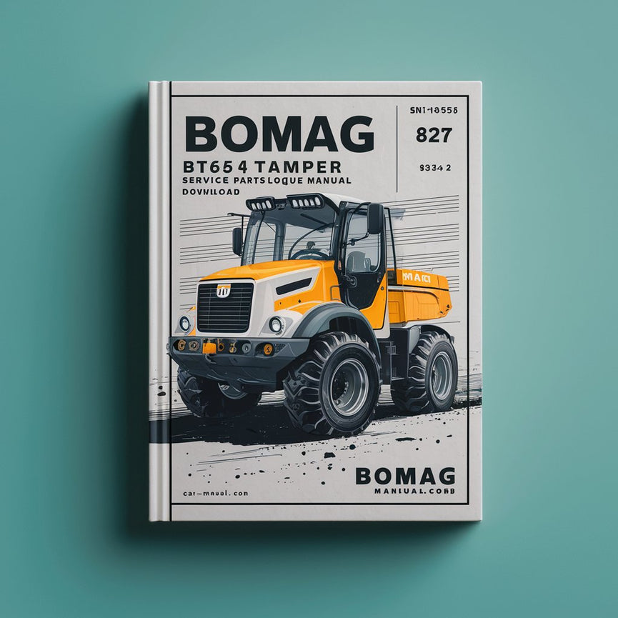 Bomag BT65/4 Tamper Service Parts Catalogue Manual SN101540531858-101540534886 PDF