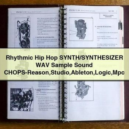 Rhythmic Hip Hop SYNTH/SYNTHESIZER WAV Sample Sound CHOPS-Reason Studio Ableton Logic Mpc
