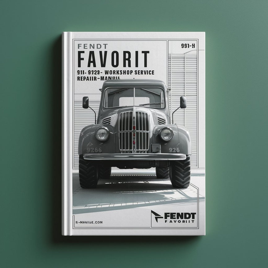 Fendt Favorit 916 920 924 926 Workshop Repair Service Manual