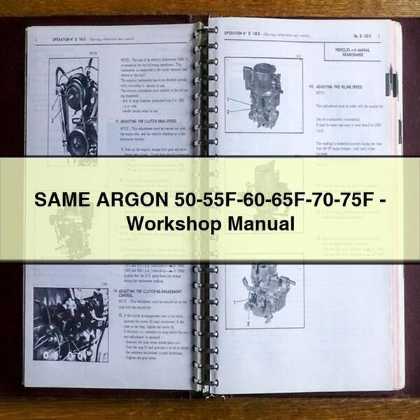SAME ARGON 50-55F-60-65F-70-75F - Workshop Manual