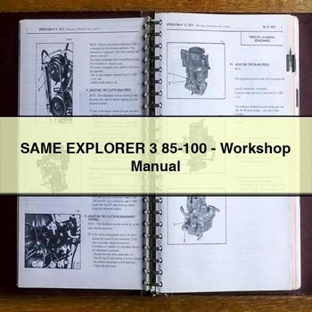 SAME EXPLORER 3 85-100 - Workshop Manual