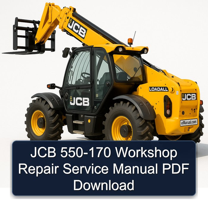JCB 550-170 Service Repair Workshop Manual PDF