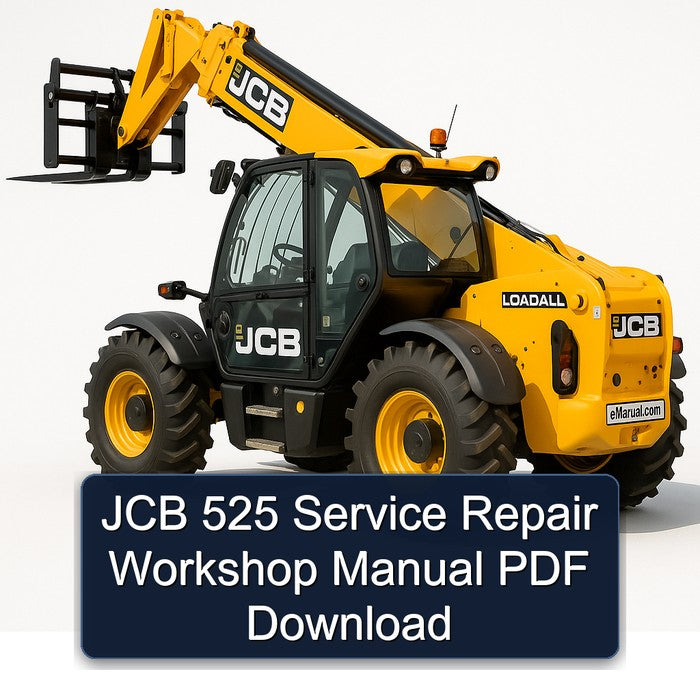 JCB 525 Service Repair Workshop Manual PDF