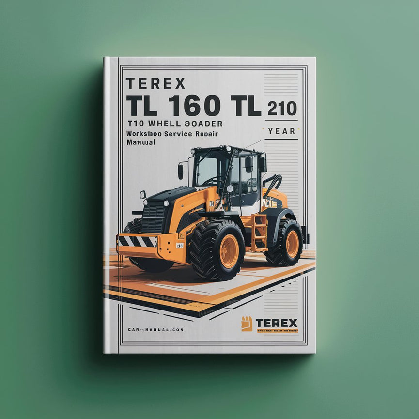 Terex TL 160 TL 210 Whell Loader Workshop Service Manual
