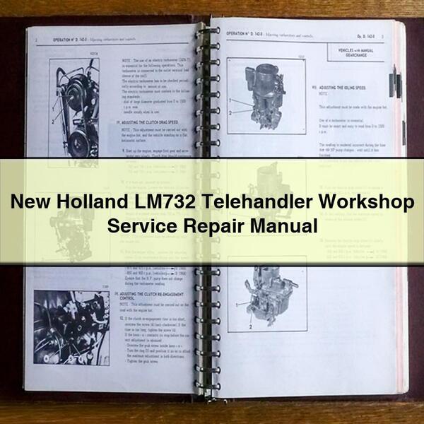 NEW Holland LM732 TELEHAndLER Workshop Service Repair Manual