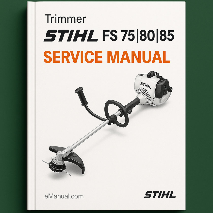 Stihl Trimmer FS 75 80 85 Service Manual Parts List