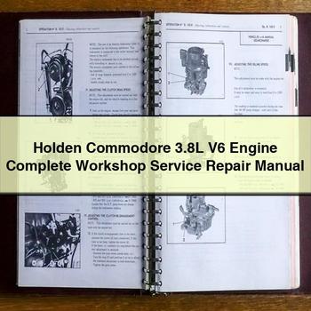 Holden Commodore 3.8L V6 Engine Complete Workshop Service Repair Manual