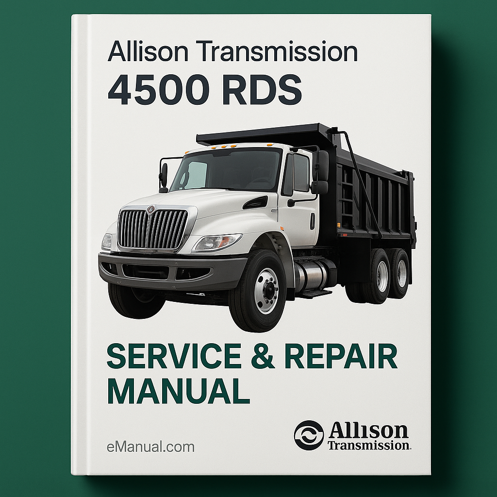 Allison Transmission 4500 RDS Service Repair Manual