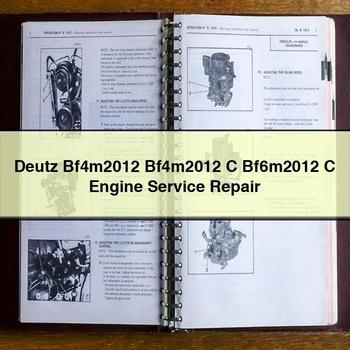 Deutz Bf4m2012 Bf4m2012 C Bf6m2012 C Engine Service Repair Manual