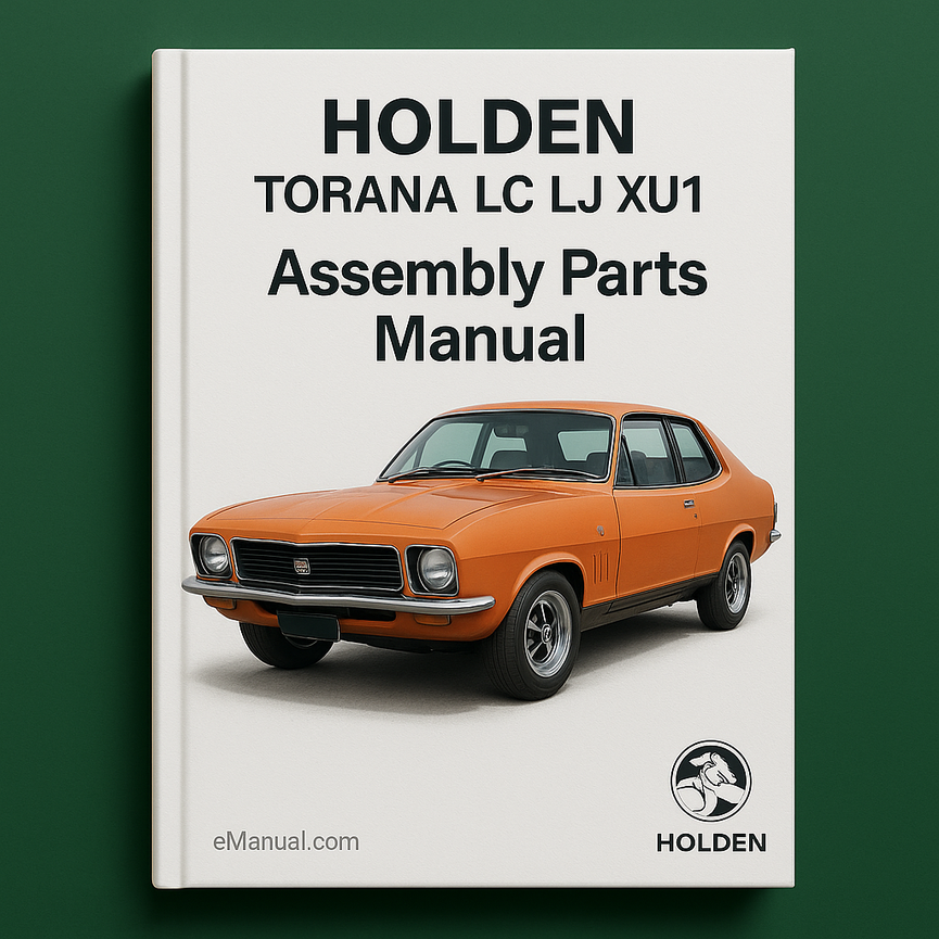 Holden Torana Lc Lj Xu1 Montageteilehandbuch PDF herunterladen