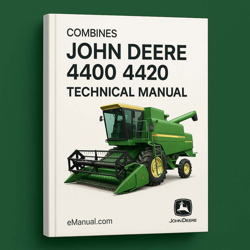 John Deere 4400 4420 Combines Technical Manual