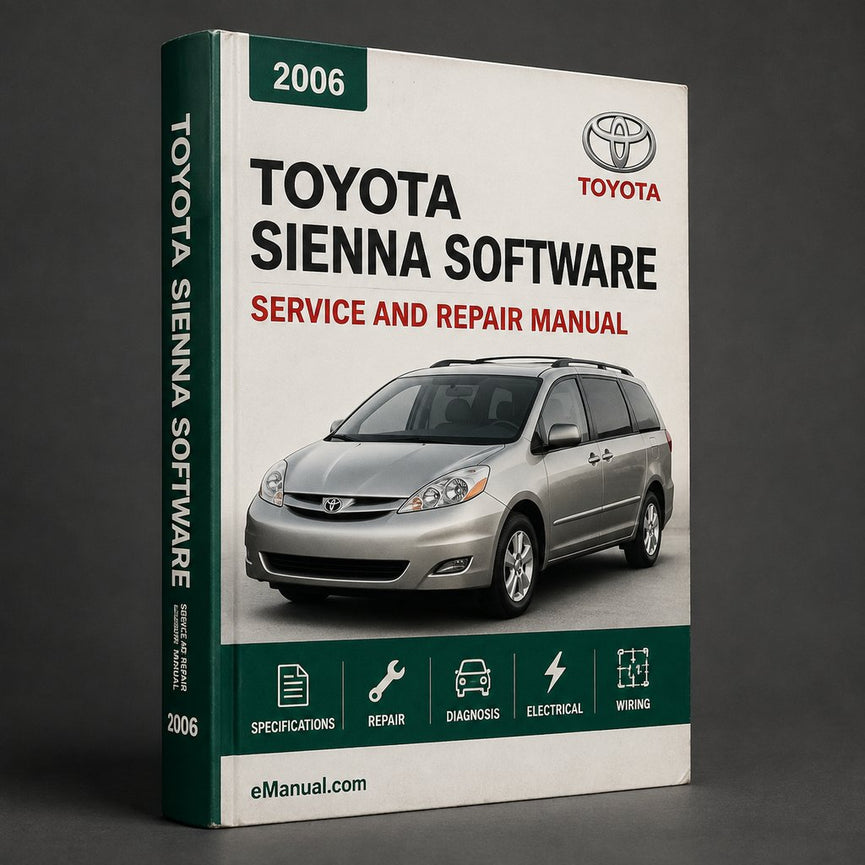 2006 Toyota Sienna Service & Repair Manual Software