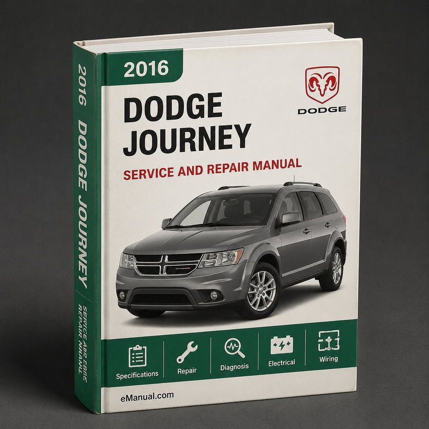 Dodge Journey Complete Workshop Service Repair Manual 2016