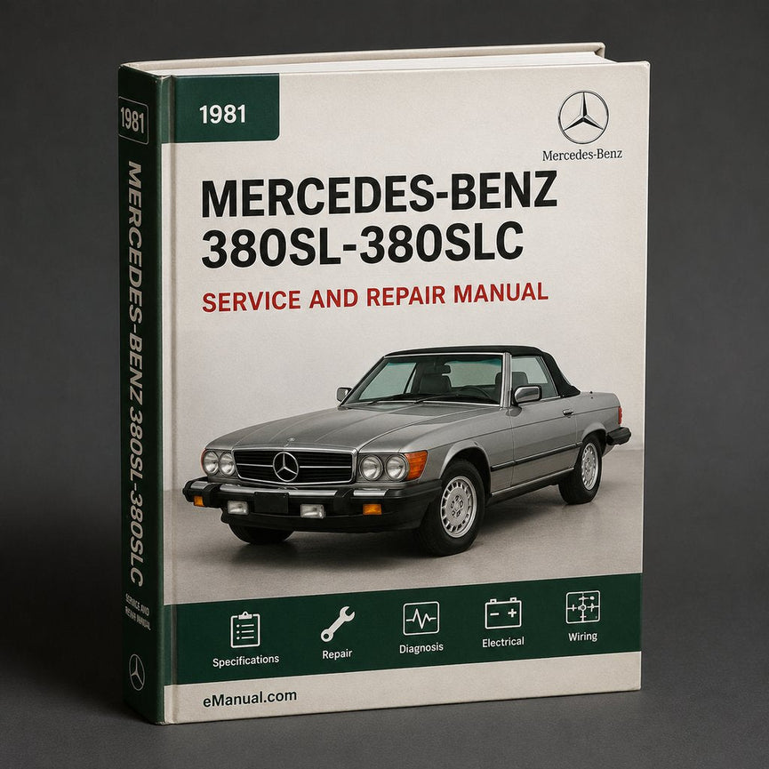 Mercedes-Benz 380SL-380SLC 1981-1985 Service Repair Manual